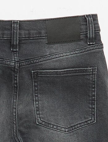 Jean slim taille ajustable