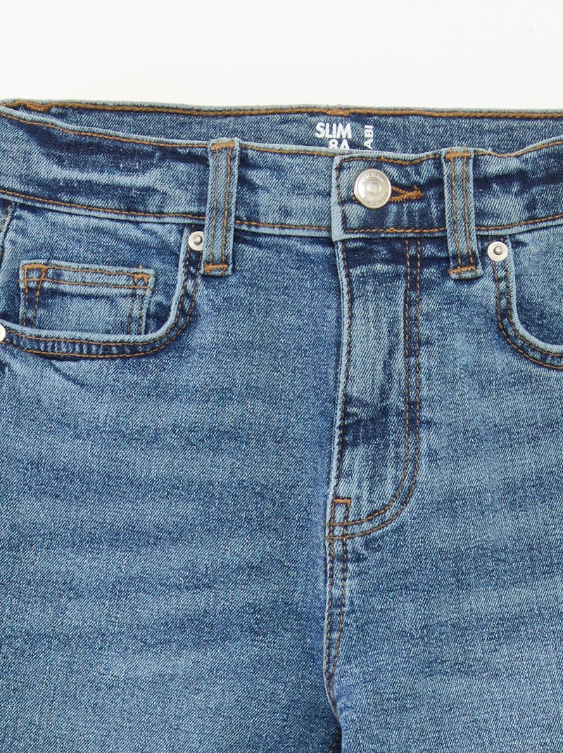 Jean slim taille ajustable Stone - Kiabi