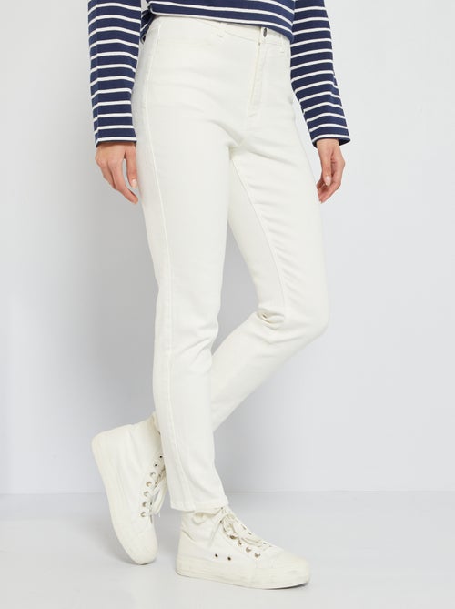 Jean slim taille haute - 34L - Kiabi