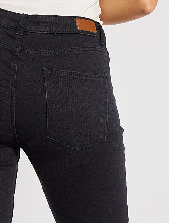 Jean slim taille haute - Longueur US 30 - Kiabi