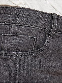 Jean slim taille haute - Longueur US 30 - Kiabi