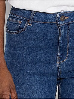 Jean slim taille haute - Longueur US 30 - Kiabi