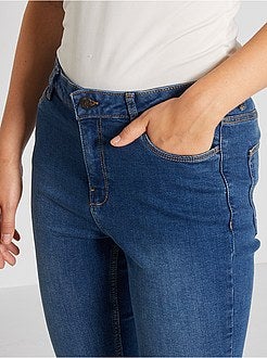 Jean slim taille haute - Longueur US 30 - Kiabi