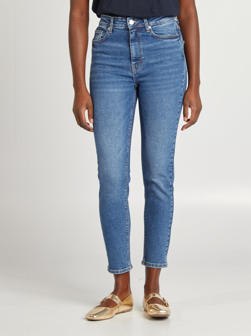 Jean Skinny Taille Haute Warehouse Bleu-vert - Taille 8 - Occasion Très Bon état