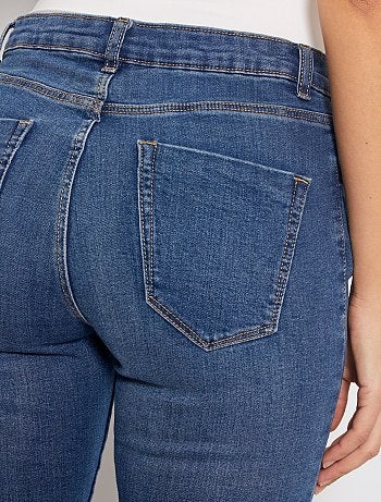 Jean slim taille haute longueur US34 - Kiabi