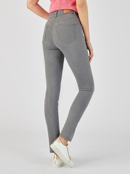 Jean slim taille haute Perfect Fit by Damart - Damart - Kiabi