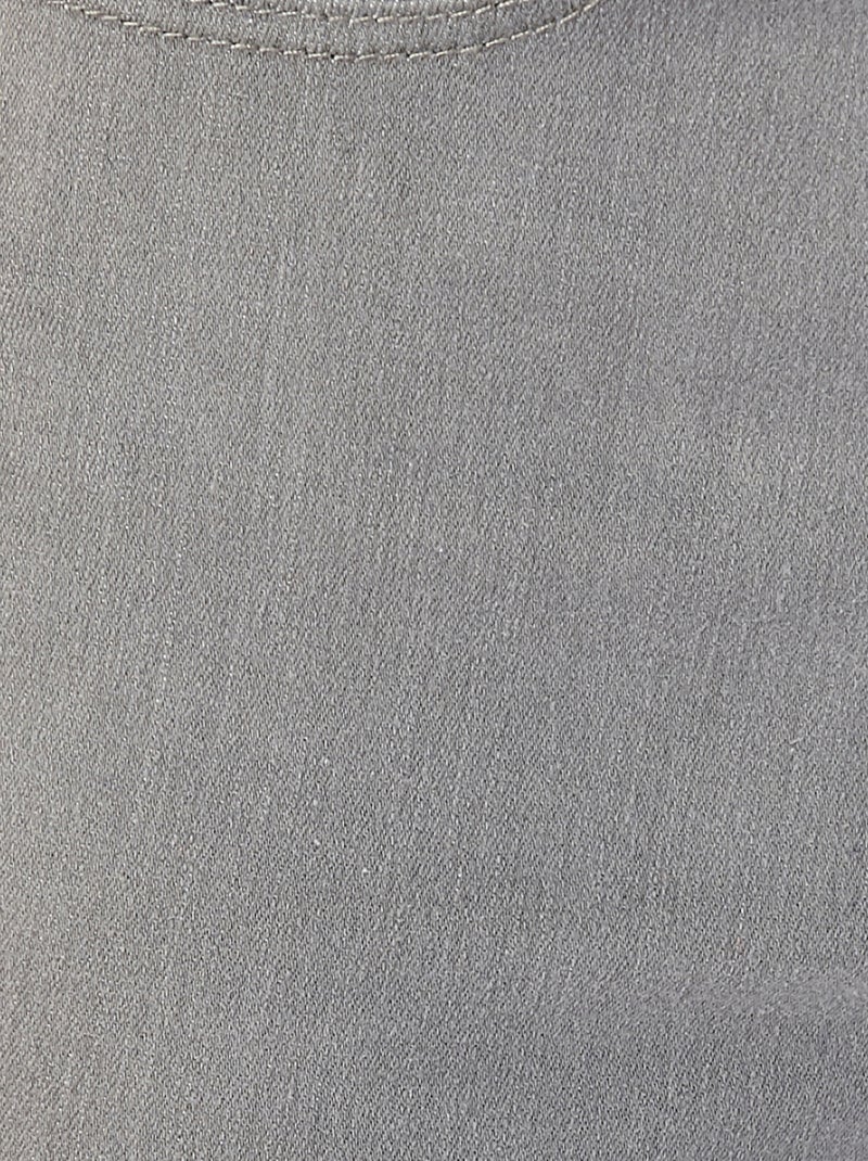 Jean slim taille haute Perfect Fit by Damart - Damart Bleu gris - Kiabi