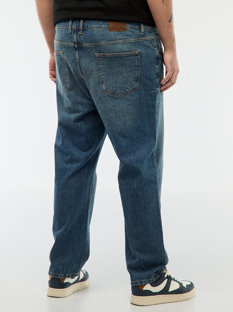 Jean straight - Coupe + confortable Bleu - Kiabi