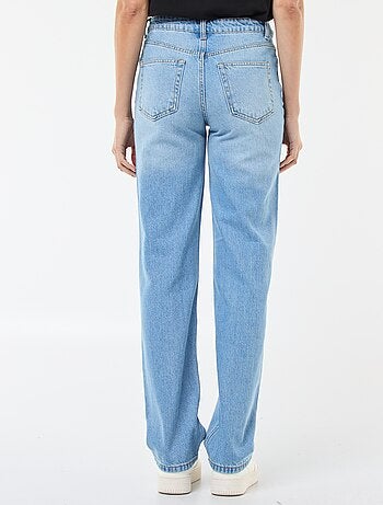 Jean straight / coupe droite à taille haute - L32