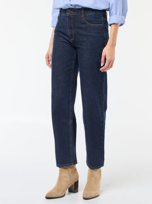 Jean straight / coupe droite à taille haute - L32 - Kiabi