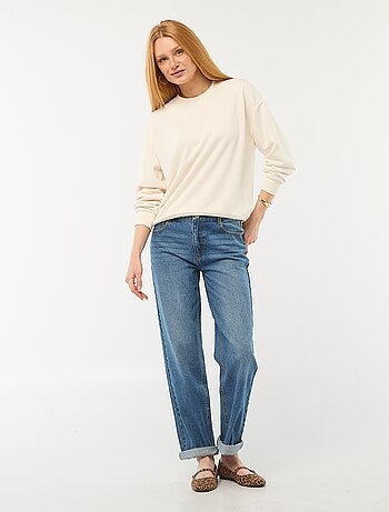 Jean straight / coupe droite à taille haute - L32