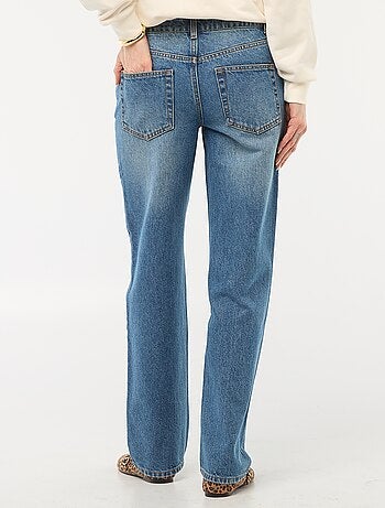Jean straight / coupe droite à taille haute - L32