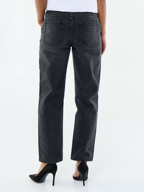 Jean straight denim en coton - Kiabi Jean straight denim en coton - Kiabi