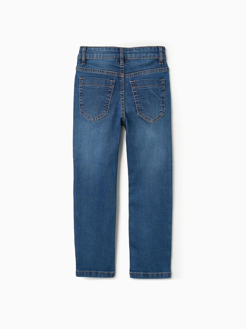 Jean Straight Fit Bleu - Kiabi