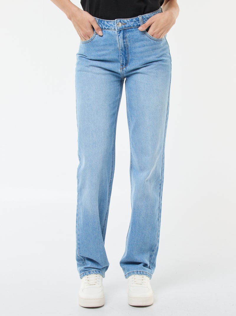 Jean straight regular fit - L28 Bleu - Kiabi
