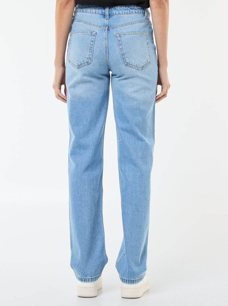 Jean straight regular fit - L28 Bleu - Kiabi
