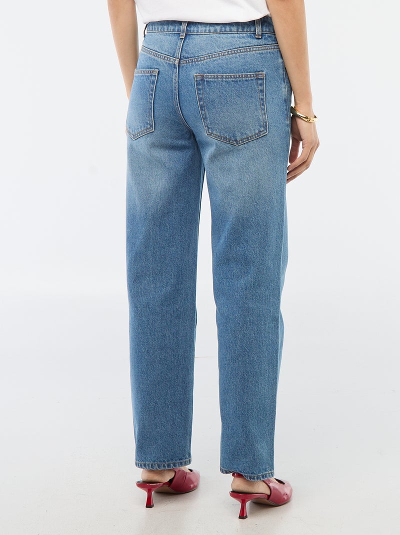 Jean straight regular fit - L28 Bleu - Kiabi