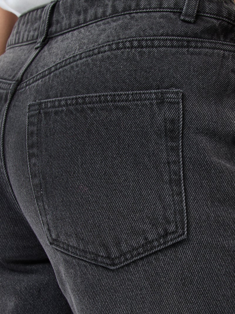 Jean straight regular fit - L28 Noir - Kiabi