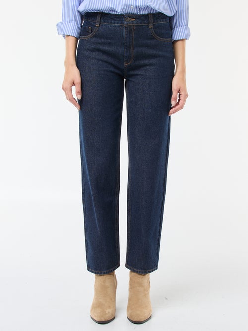 Jean straight regular fit en coton - L28 - Kiabi