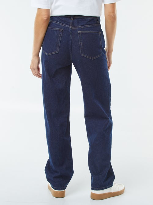 Jean straight taille haute - Kiabi