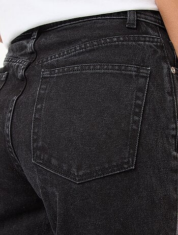 Jean straight taille haute
