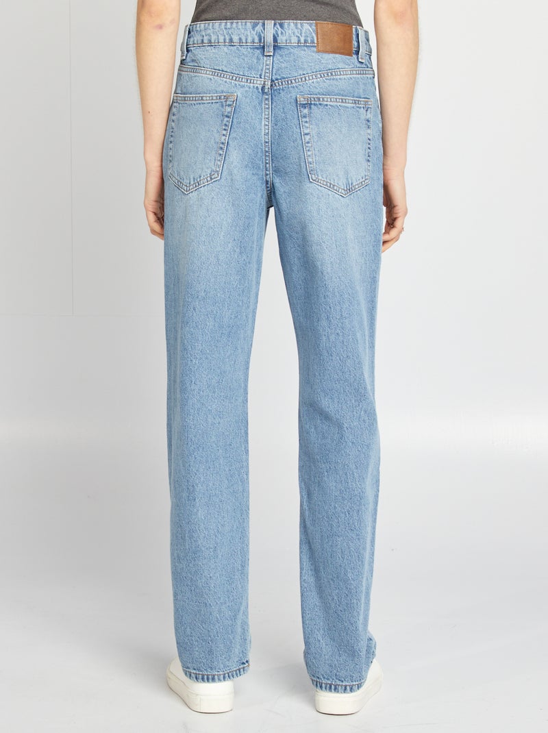 Jean straight uni BLEU - Kiabi