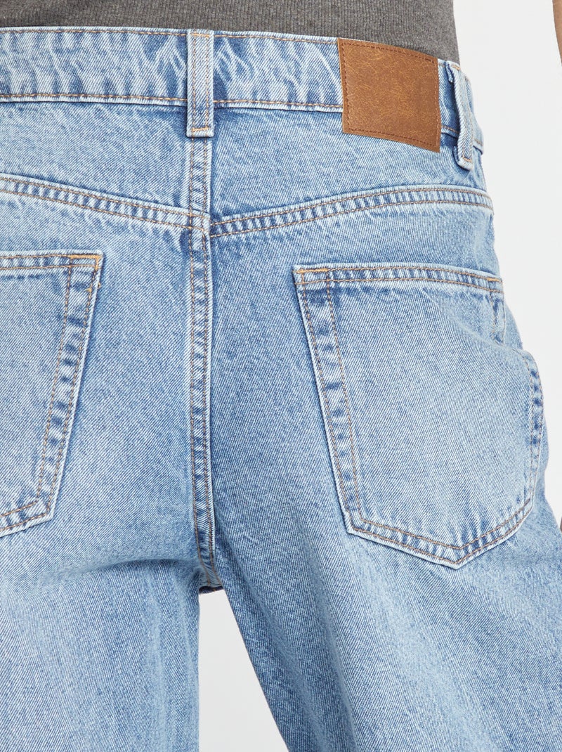 Jean straight uni BLEU - Kiabi