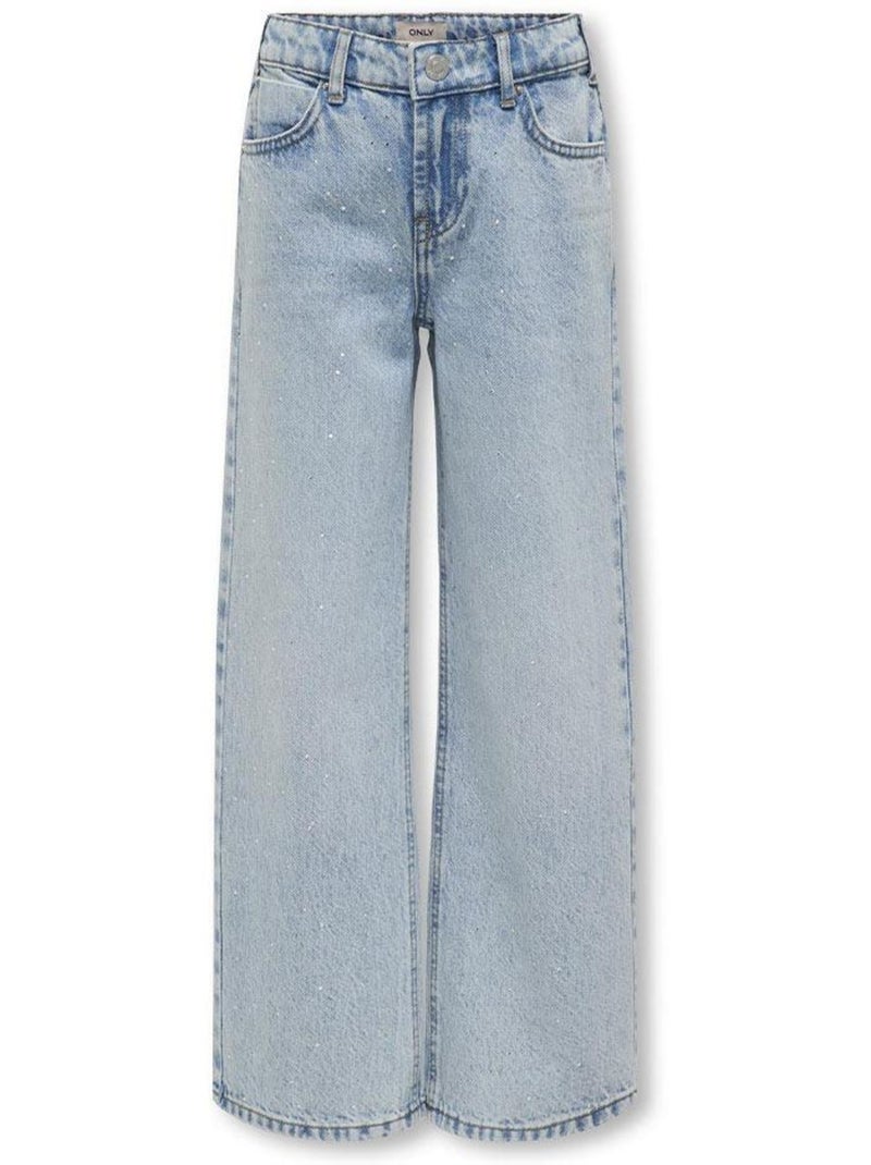 Jean Strass Fille Kids ONLY Bleu - Kiabi