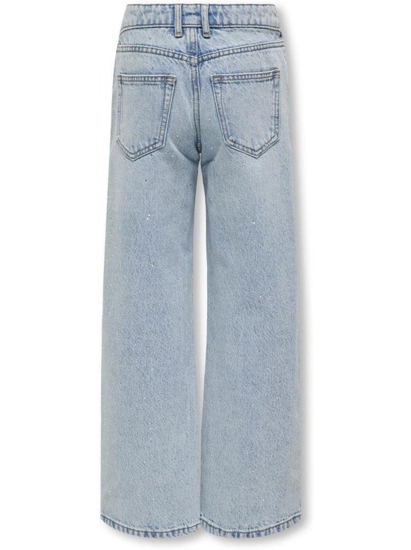 Jean Strass Fille Kids ONLY Bleu - Kiabi