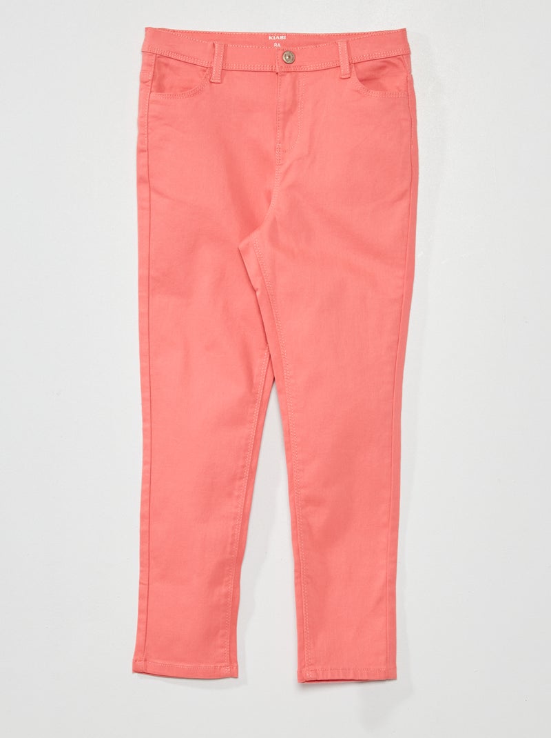 Jean stretch - Coupe + confortable Rose foncé - Kiabi