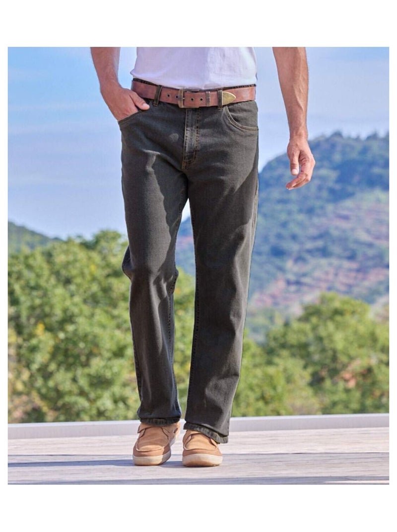 Jean Stretch Maxi Confort  - ATLAS FOR MEN Gris - Kiabi