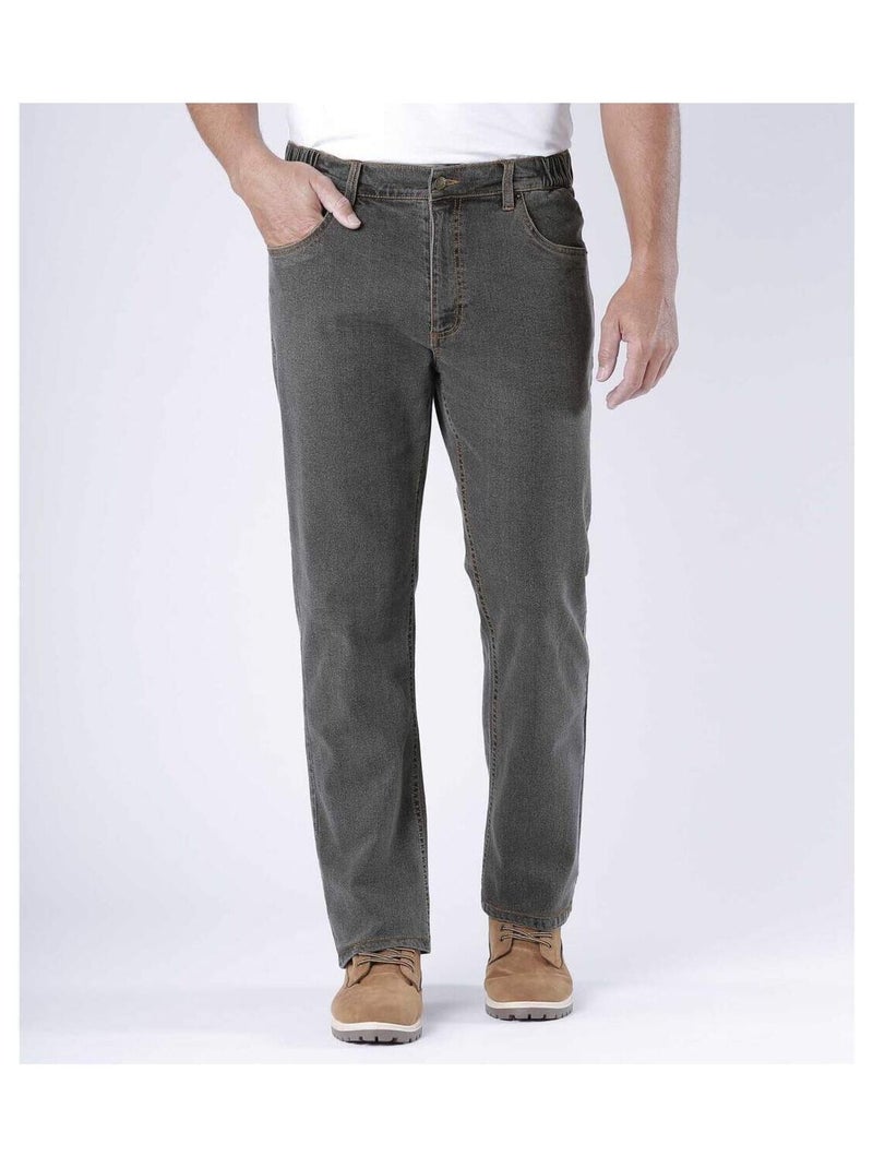 Jean Stretch Maxi Confort  - ATLAS FOR MEN Gris - Kiabi