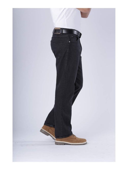 Jean Stretch Regular Noir   - ATLAS FOR MEN - Kiabi