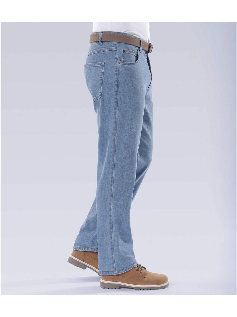 Jean Stretch Summer  - ATLAS FOR MEN Bleu clair - Kiabi
