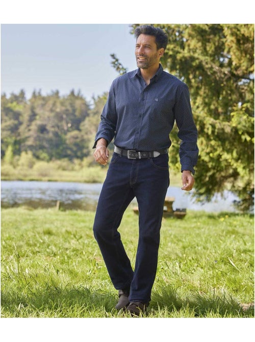 Jean Stretch Taille Elastiquée   - ATLAS FOR MEN - Kiabi