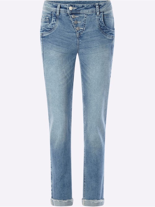 Jean style boyfriend - Taille standard - helline - Kiabi Jean style boyfriend - Taille standard - helline - Kiabi