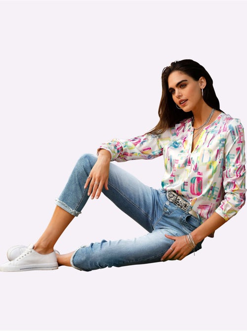 Jean style boyfriend - Taille standard - helline - Kiabi Jean style boyfriend - Taille standard - helline - Kiabi