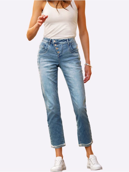 Jean style boyfriend - Taille standard - helline - Kiabi Jean style boyfriend - Taille standard - helline - Kiabi