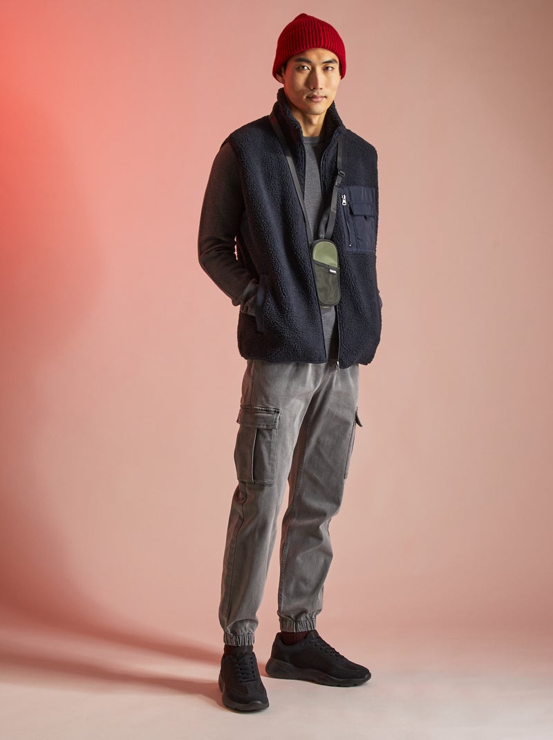 Jean style jogger- 32L Gris - Kiabi