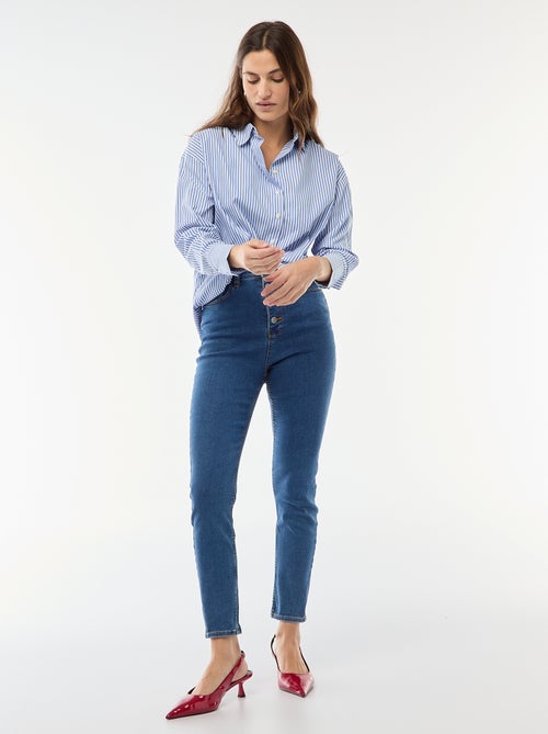 Jean super skinny taille très haute - L34 - Kiabi