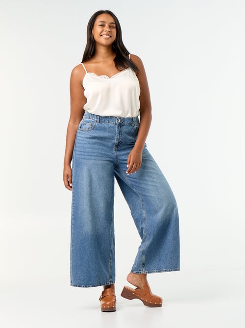 Jean super wide leg à 5 poches - Kiabi