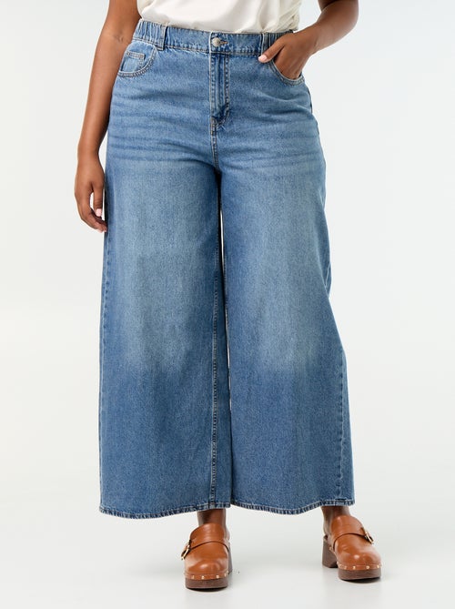 Jean super wide leg à 5 poches - Kiabi