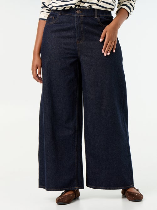 Jean super wide leg à 5 poches - Kiabi Jean super wide leg à 5 poches - Kiabi