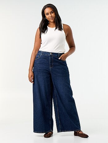 Jean super wide leg à 5 poches