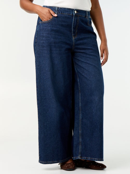 Jean super wide leg à 5 poches - Kiabi Jean super wide leg à 5 poches - Kiabi