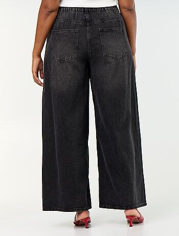 Jean super wide leg à 5 poches