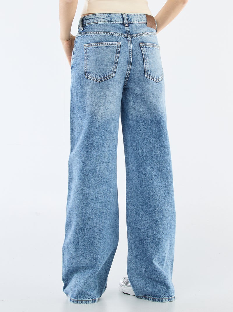 Jean taille basse Bleu - Kiabi