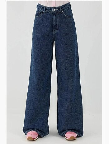 Jean taille haute à jambes larges hiccup