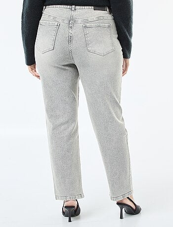 Jean taille haute avec strass