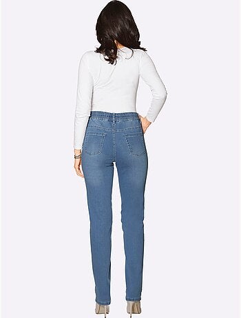 Jean Taille Haute Ceinture Haute - Taille Standard - Moda Vilona